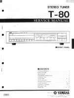 Yamaha T-80 - Service Manual 